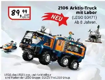 Idee+Spiel LEGO CITY 2106 Arktis-Truck mit Labor (LEGO 60471) Angebot