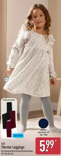 Aldi Nord L&D Thermo Leggings Angebot