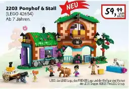 Idee+Spiel LEGO Friends 2203 Ponyhof & Stall (LEGO 42654) Angebot