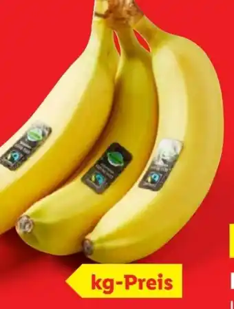 Lidl Fairtrade-Bananen Angebot