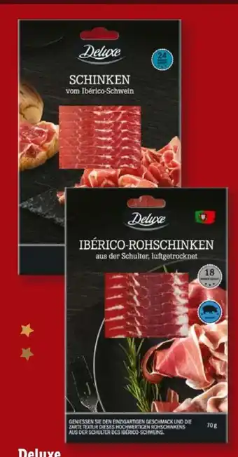 Lidl Deluxe Spezialitäten vom Ibérico-Schwein Angebot
