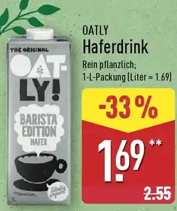 Aldi Nord OATLY Haferdrink Angebot