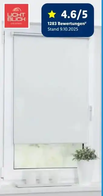 Lidl Lichtblick Thermo-Rollo Klemmfix Angebot