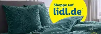 Lidl Livarno Home Plüsch-Wendebettwäsche Angebot