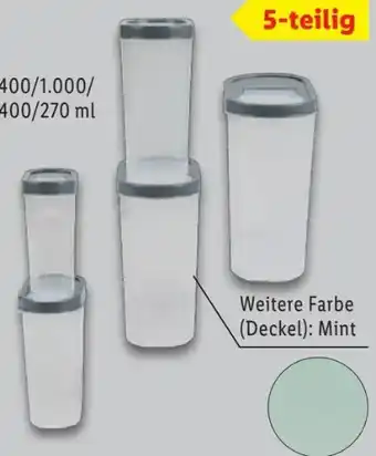 Lidl SilverCrest Vorratsdosen­-Set 5­-tlg Angebot