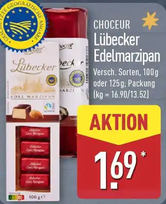 Aldi Nord CHOCEUR Lübecker Edelmarzipan Angebot