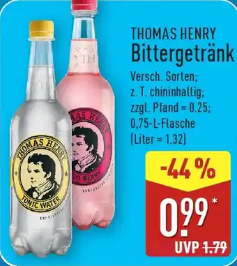 Aldi Nord THOMAS HENRY Bittergetränk Angebot