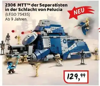 Idee+Spiel LEGO STAR WARS 2306 MTTTM der Separatisten in der Schlacht von Felucia Angebot