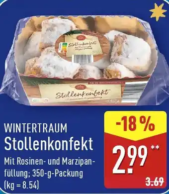 Aldi Nord WINTERTRAUM Stollenkonfekt Angebot