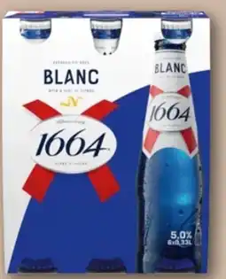 REWE Kronenbourg Brewery Bier 1664 Blanc Angebot