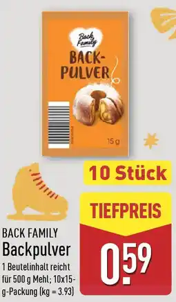 Aldi Nord BACK FAMILY Backpulver Angebot