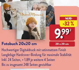 Aldi Nord Fotobuch 20x20 cm Angebot