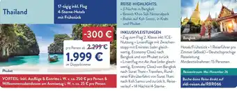 Aldi Nord Thailand 17-tägig inkl. Flug Angebot
