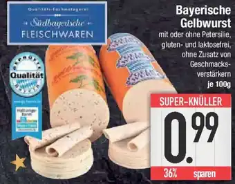 E-Center Bayerische Gelbwurst Angebot