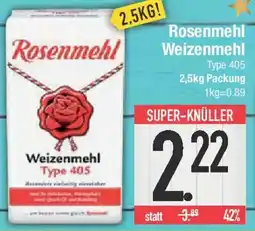E-Center Rosenmehl Weizenmehl Type 405 Angebot
