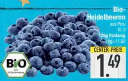 E-Center Bio- Heidelbeeren Angebot