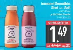E-Center innocent Smoothie, Shot oder Saft Angebot