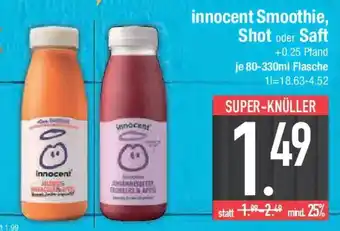 E-Center innocent Smoothie, Shot oder Saft Angebot
