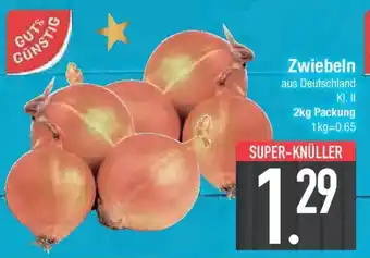E-Center GUT&GÜNSTIG Zwiebeln Angebot