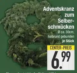 E-Center Adventskranz zum Selber- schmücken Angebot