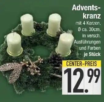 E-Center Adventskranz Angebot
