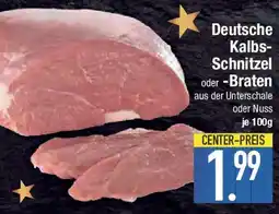 E-Center Deutsche Kalbs- Schnitzel oder Braten Angebot