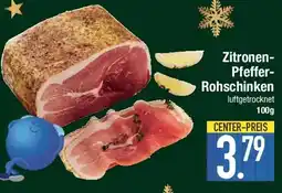 E-Center Zitronen- Pfeffer- Rohschinken Angebot