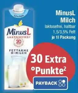 E-Center MinusL Milch Angebot