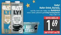 E-Center Oatly! Hafer-Drink, Barista, oder Aufstrich Angebot
