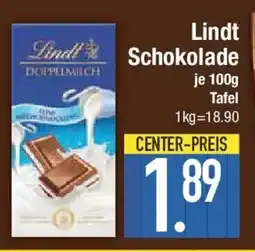 E-Center Lindt Schokolade Angebot