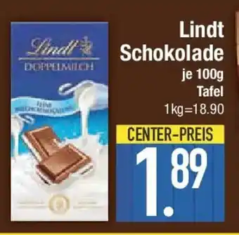 E-Center Lindt Schokolade Angebot