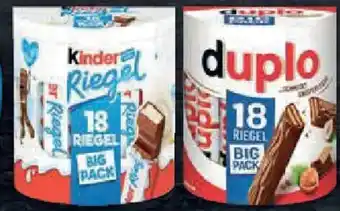 E-Center duplo oder kinder Riegel Angebot