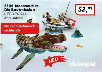 Idee+Spiel LEGO 2309 Mosasaurier: Die Bootmission Angebot