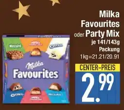 E-Center Milka Favourites Milka Favourites oder Party Mix Angebot