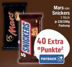 E-Center Mars oder Snickers Angebot