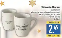 E-Center Glühwein Becher Angebot