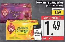 E-Center Teekanne Ländertee Angebot