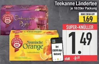 E-Center Teekanne Ländertee Angebot