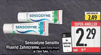 E-Center Sensodyne Sensitiv Fluorid Zahncreme Angebot