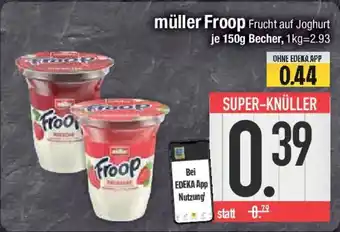 E-Center Froop müller Froop Frucht auf Joghurt Angebot