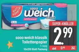 E-Center sooo weich klassik Toilettenpapier Angebot