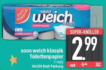 E-Center sooo weich klassik Toilettenpapier Angebot