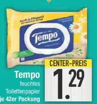 E-Center Tempo feuchtes Toiletten papier Angebot
