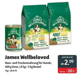 Das Futterhaus James Wellbeloved Angebot