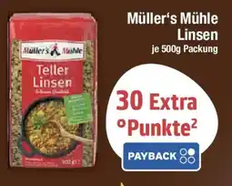 E-Center Müller's Mühle Linsen Angebot