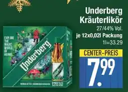 E-Center Underberg Kräuterlikör Angebot