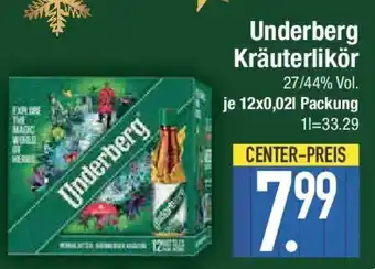 E-Center Underberg Kräuterlikör Angebot