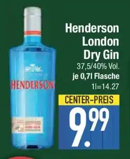 E-Center Henderson London Dry Gin Angebot