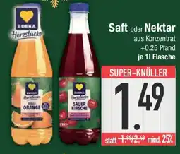 E-Center Saft oder Nektar Angebot