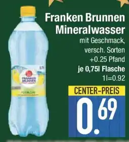 E-Center Franken Brunnen Mineralwasser Angebot